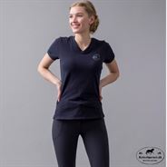 Kingsland Ovelia V-neck T-shirt - Navy